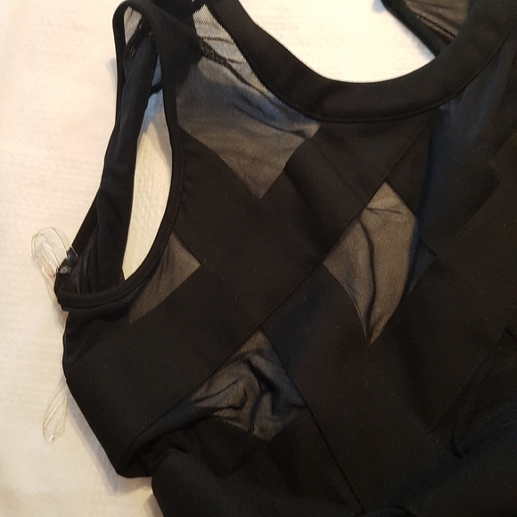 Lac Bleu women's size Medium black sexy dress NWT - Picture 3 of 9